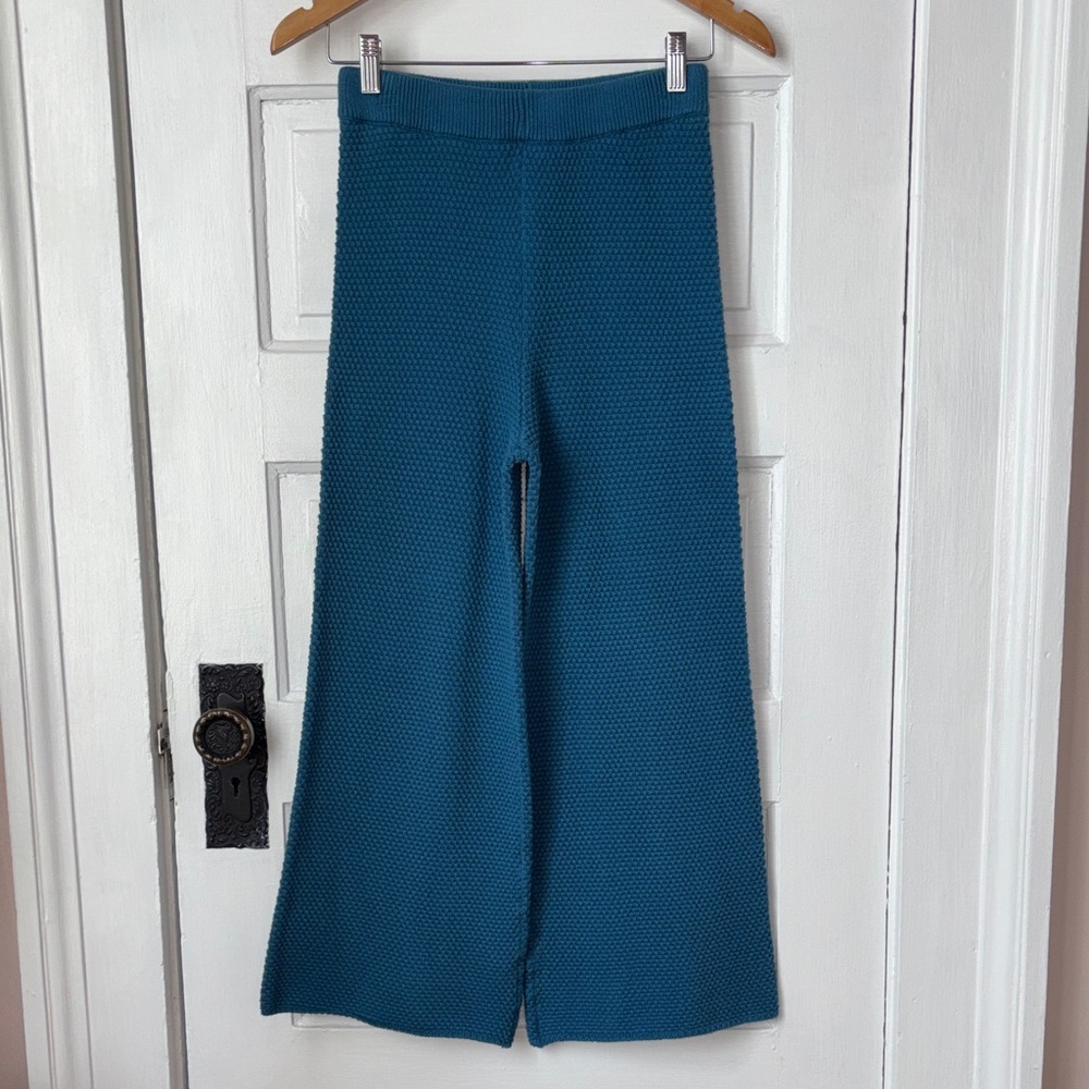 FREE PEOPLE HAILEE WAFFLE SWEATER PANTS